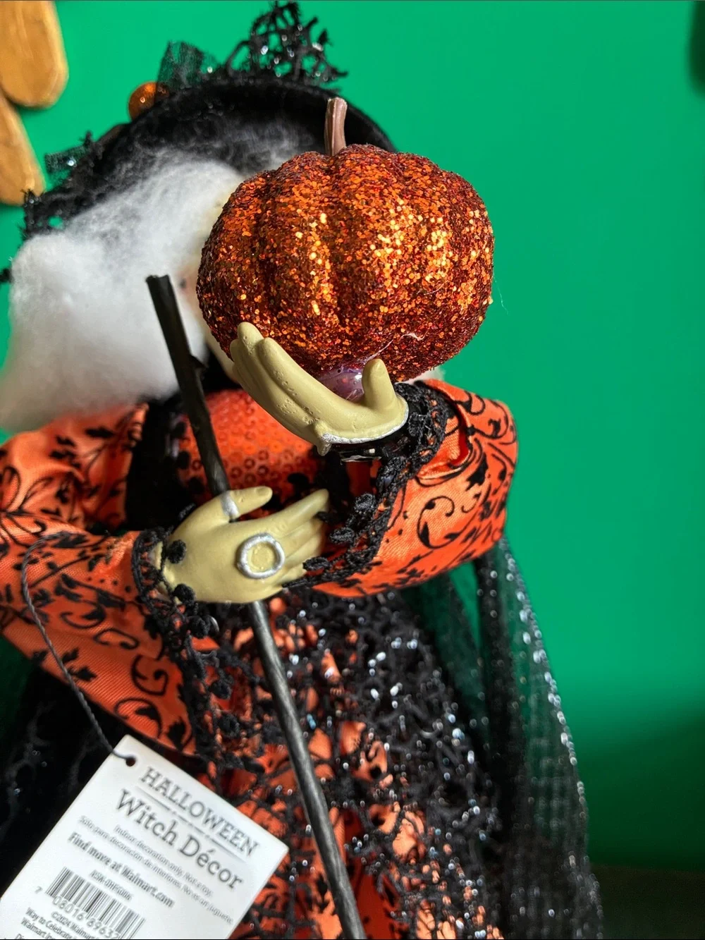NWT Witch figurine doll Halloween tabletop home decor 17